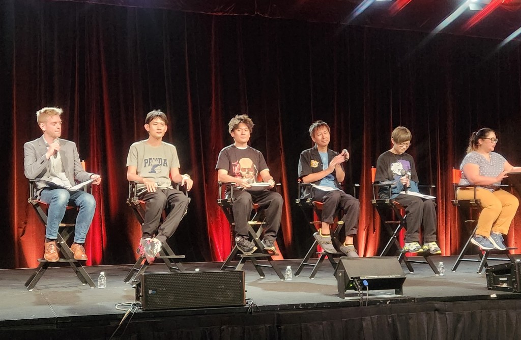 MAPPA CEO Manabu Otsuka, Producer Makoto Kimura, Director Kiyoshi Matsuda, and Director Kaori Makita